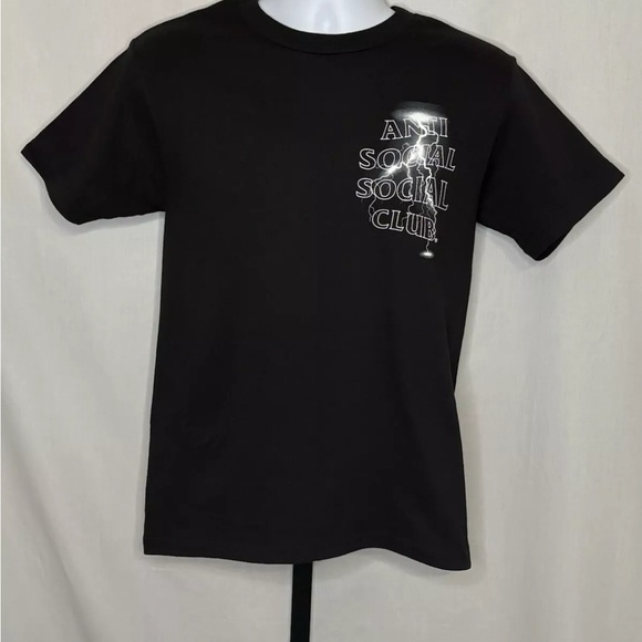 Small - Authentic Anti Social Social Club “Twister” Tee Black NWT - Picture 2 of 2